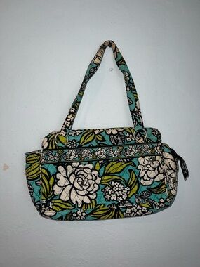 Vera Bradley Retired Whitney Island Blooms Quilted Shoulder Bag